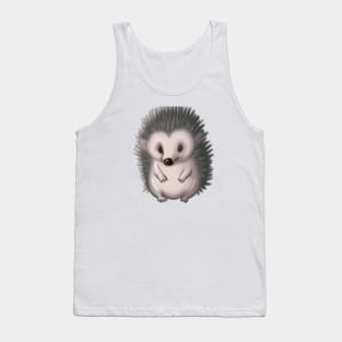 Cute Porcupine Drawing Tank Top